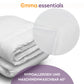 Emma Essentials Double - Ultra Soft Polyester - Comfortable - For Spring and Autumn - Washable Care - Pure White - 155x220cm