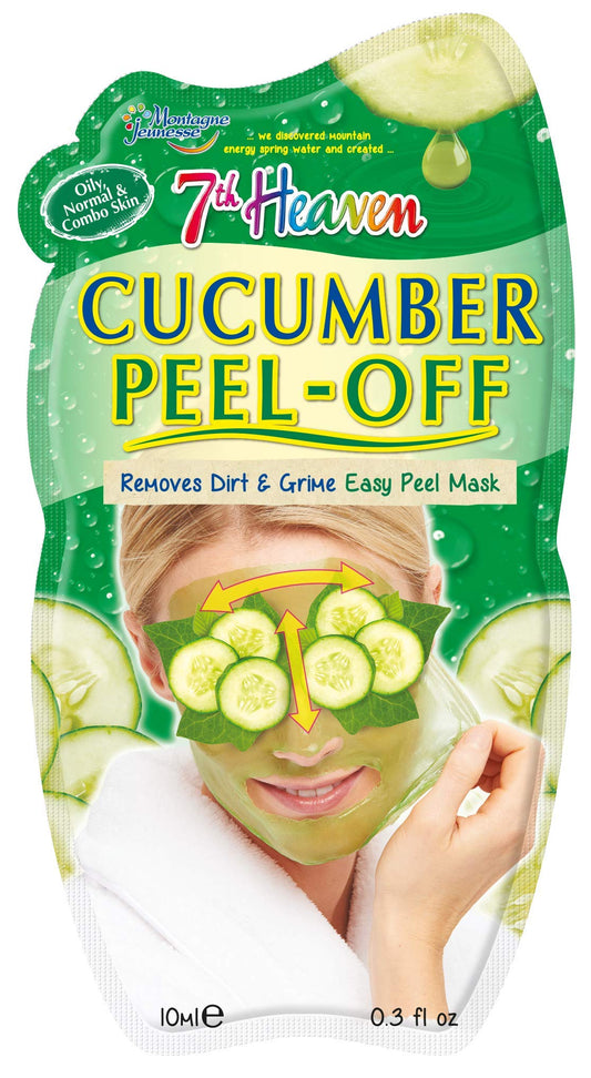 7th Heaven Cucumber Easy Peel-Off Face Mask Skin 10 ml