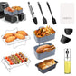 Air Fryer Accessories,12Pcs Dual Air Fryer Accessories for Ninja