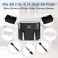 Upgraded Silicone Air Fryer Liner,7PCS Dual Air Fryer Accessories,Fit Most Ninja Foodi