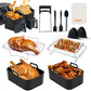 Air Fryer Accessories Set of 12 Pcs for Ninja Dual Air Fryer